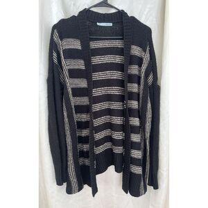 Maurices‎ Striped Open Front Cardigan Sweater- Size Large M